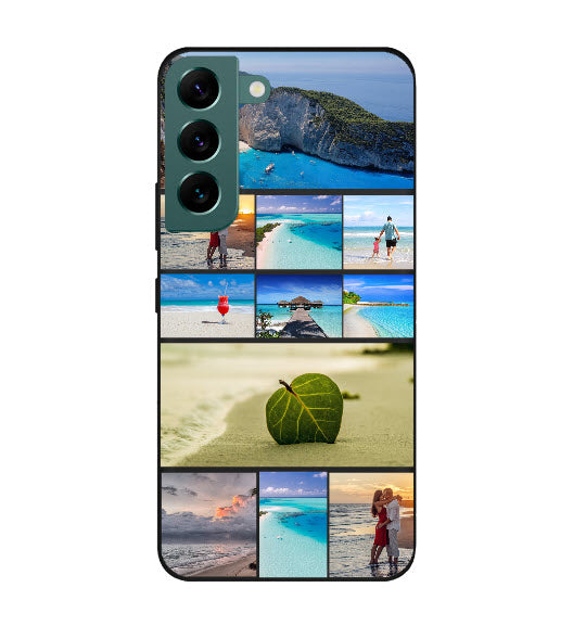 Custom Samsung Galaxy S22 Photo Roll Everyday Phone Case (Black)